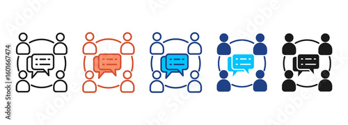 Plan Icon Set Multiple Style Collection