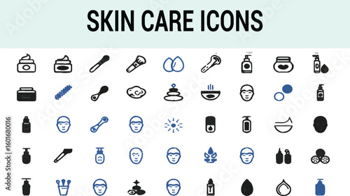Skin Care Icons Collection
