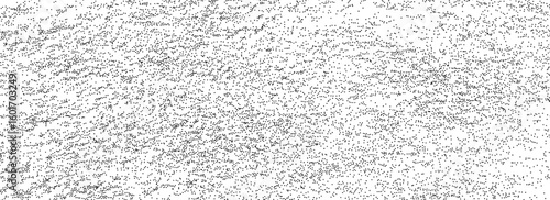 Abstract sand grain texture. Stippled gritty noise background. Distressed dust particle overlay. Grunge dotted stone backdrop. Sand specks, speckles, granules wallpaper. Vector dot work grit texture