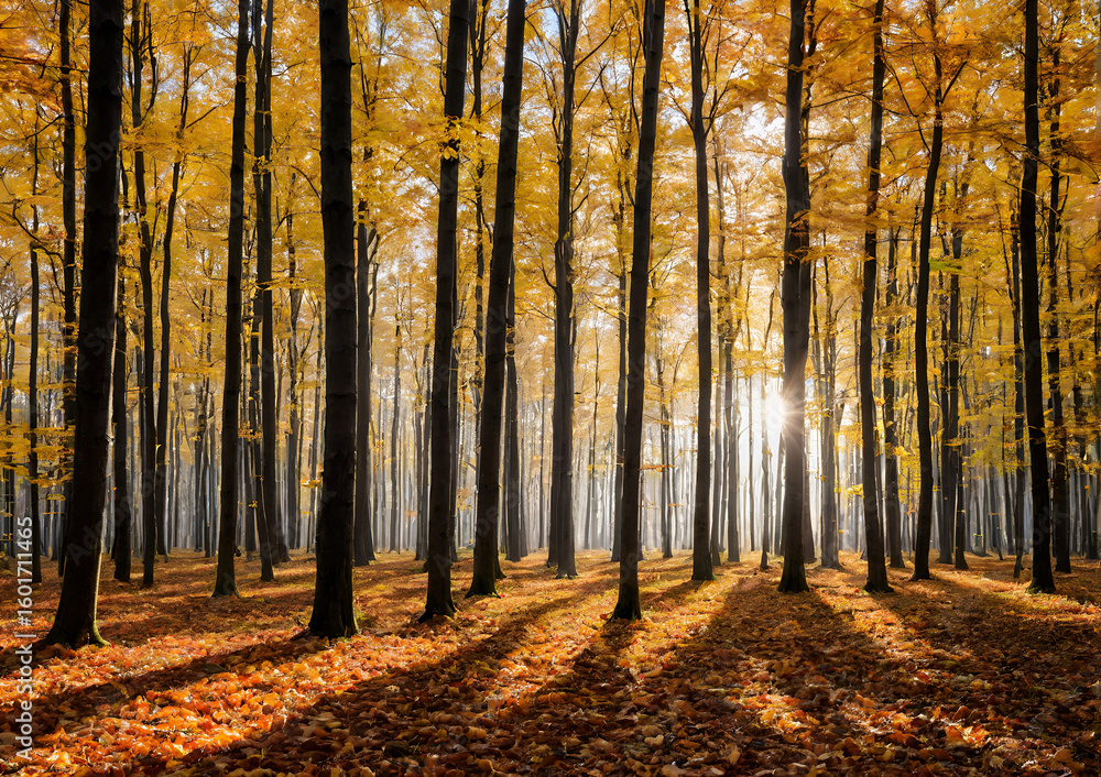 Obraz premium autumn in the forest