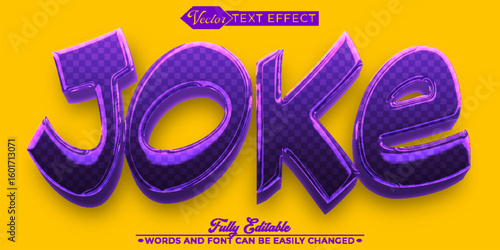  Playful and Funny Cartoon Joke Vector Editable Text Effect Template