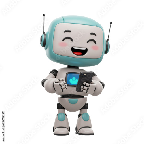 cartoon robot ai