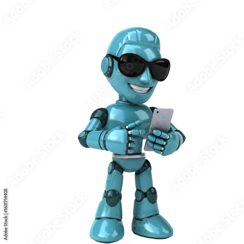 cartoon robot ai