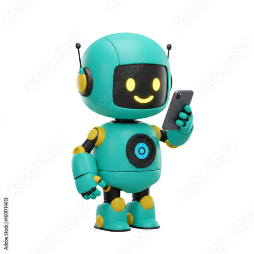 cartoon robot ai