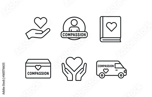 straight perfect stroke icon mono icons style isolated compassion caring hand icon compassion volunteer compassion counseling handbook compassion comfort kit bo compassion empathy heart
