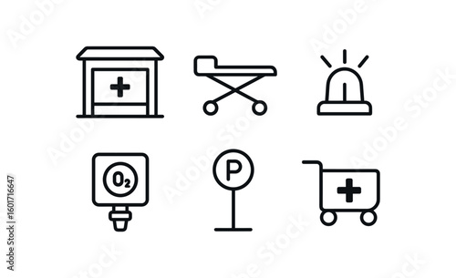 straight perfect stroke icon mono icons style isolated ambulance bay gara door ambulance bay stretcher platform ambulance bay beacon ambulance bay oyn outlet ambulance bay parking marker