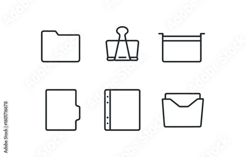 straight perfect stroke icon mono icons style isolated folder file folder tab folder binder clip folder hanging folder fe folder inde divider folder sheet protector sleeve folder accordion