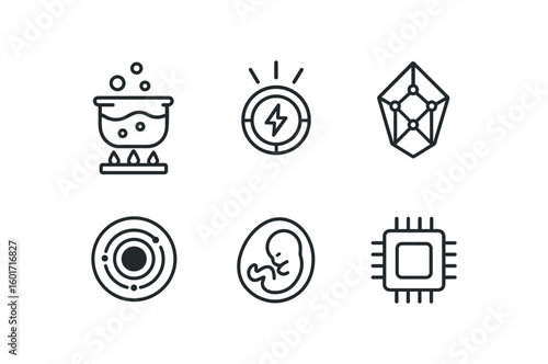 straight perfect stroke icon mono icons style isolated emernce primordial soup reactor emernce ignition pulse module emernce seed lattice emernce singularity model emernce embryo sta kit