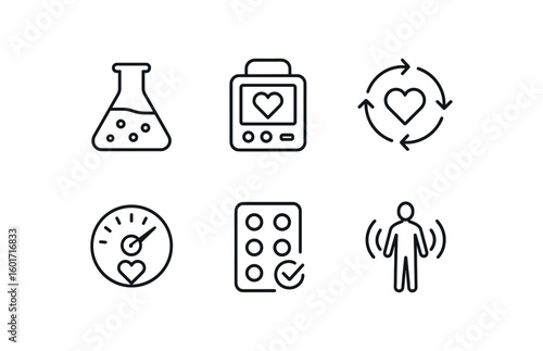 straight perfect stroke icon mono icons style isolated life cell culture flask life support module life cycle chart life force meter life viability assay life field sensor