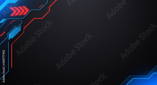 Futuristic gaming background stream overlay design for twitch youtube and social media platforms design 100 char