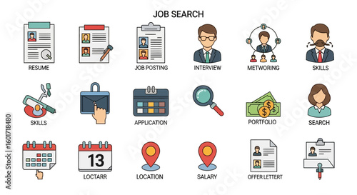 Elderly Care Services & Support Icons