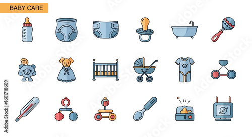 Elderly Care Services & Support Icons