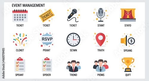 Elderly Care Services & Support Icons