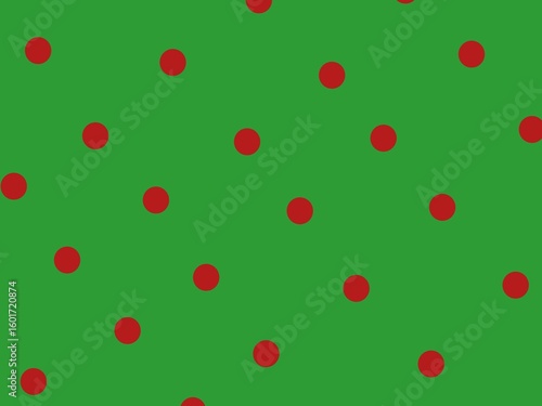 Wallpaper Mural Circle or dot pattern with red and green color combination for wrapping paper,book cover,ceramic motif or other  Torontodigital.ca