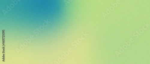 Fresh Green and Blue Grainy Gradient Background