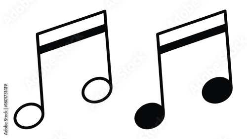 Collection of music and audio related icons