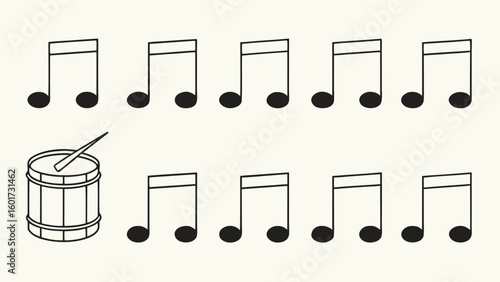 Collection of music and audio related icons