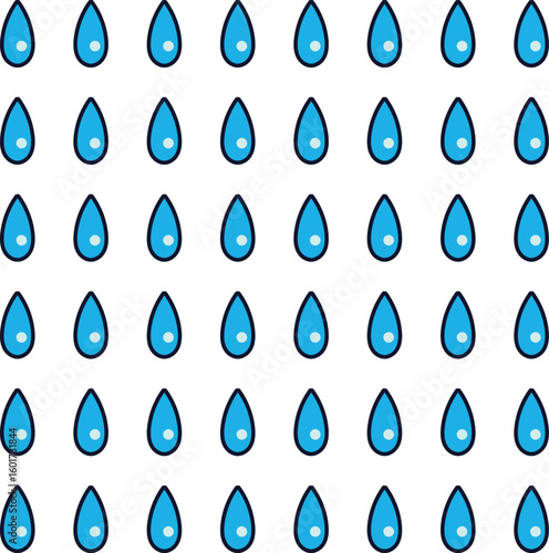Background in the form of large water drops