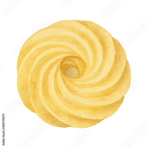 Butter Cookie Illustration
