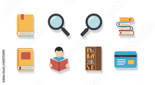 Education and Learning Vector Illustration Set