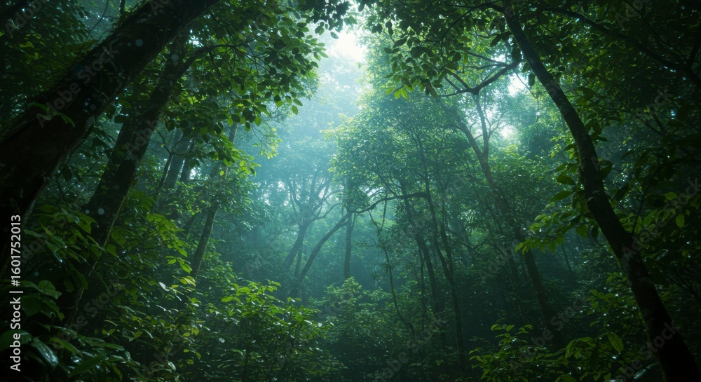 Obraz premium Lush rainforest canopy