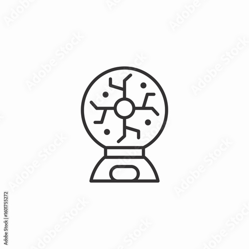 globe stand icon sign vector