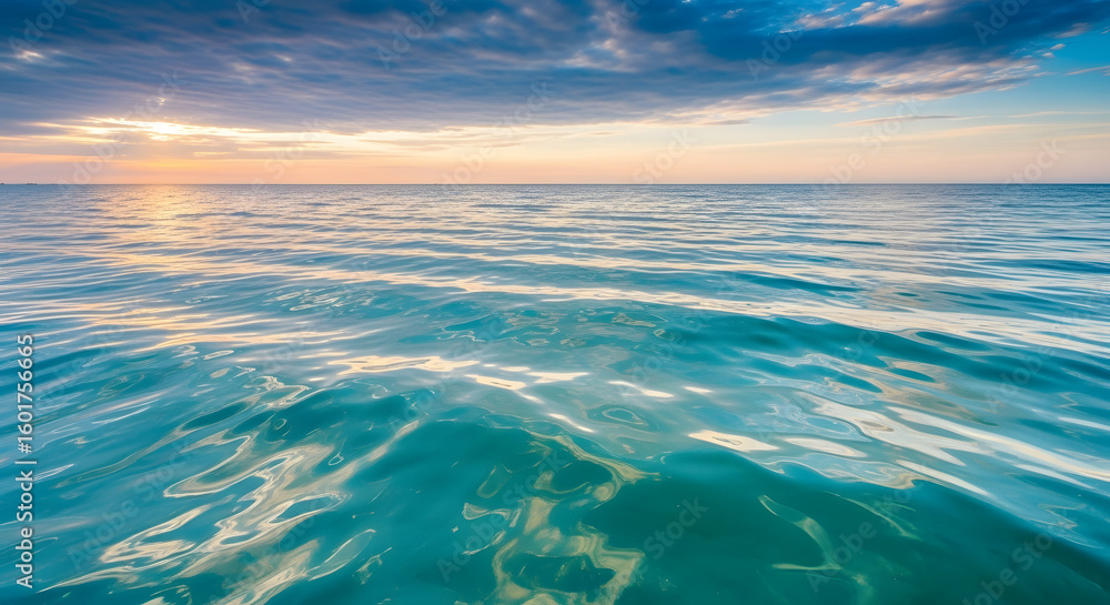 Fototapeta premium sunset over sea