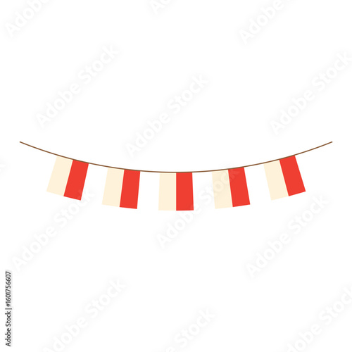 Indonesian Flag Independence Day Decorative
