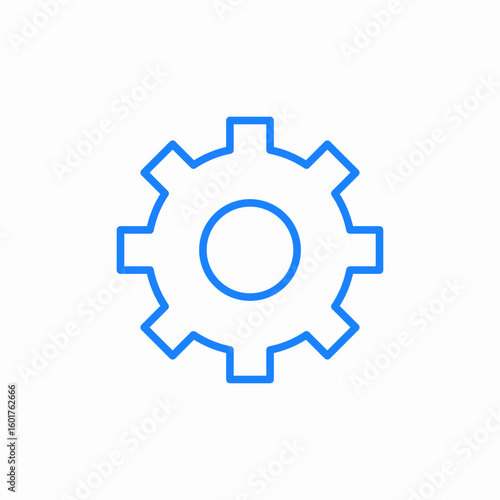 settings problem mechanism icon sign vector