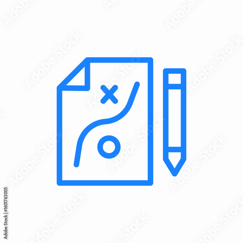 strategic planning icon sign vector