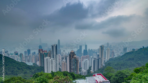 Photography The famous view of Hong Kong from Victoria Peak night to day timelapse