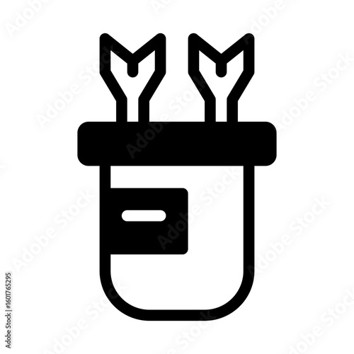 quiver. This is a vector single icon with a semi solid style. perfect for any purpose, such as website design, mobile app design, logo design, pattern design, etc.