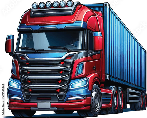 kind of container truck