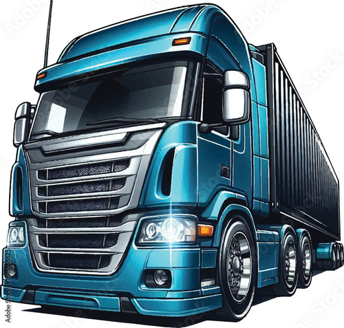 kind of container truck