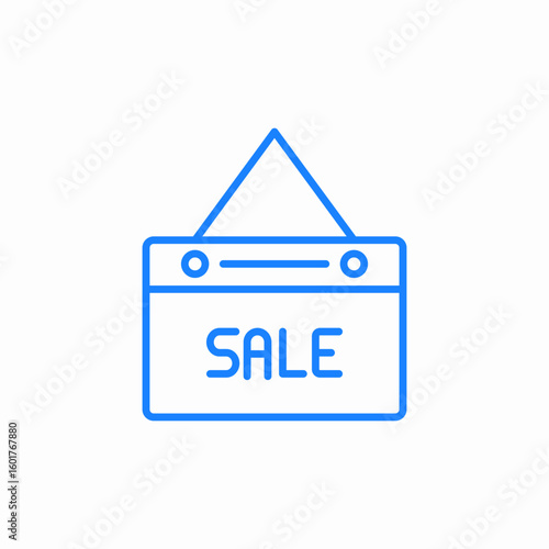 for sale icon sign vector