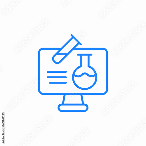 laboratory research tools icon sign vector