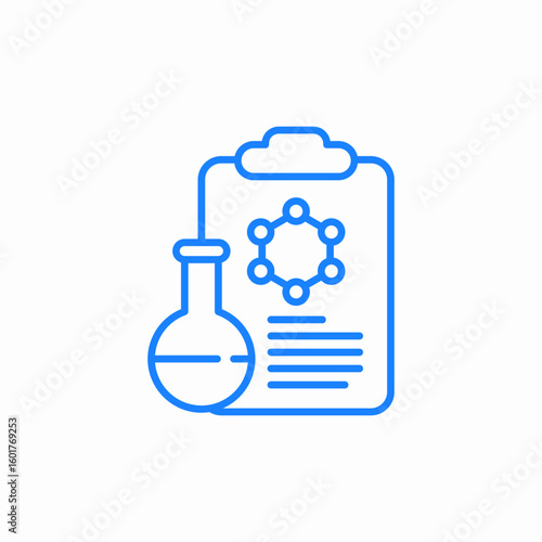 laboratory test results icon sign vector