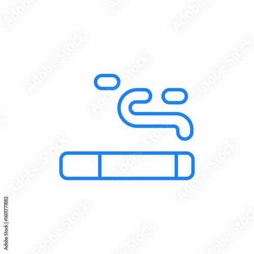 smoking cigarette icon sign vector
