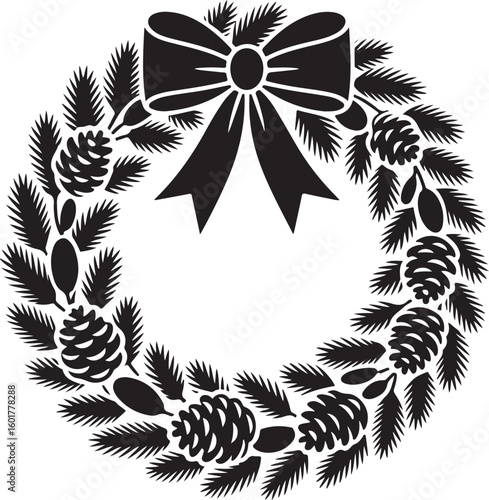 Wallpaper Mural Winter Wreath with Pinecones SVG

 Torontodigital.ca