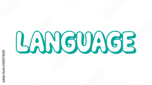 Teal Language Text.