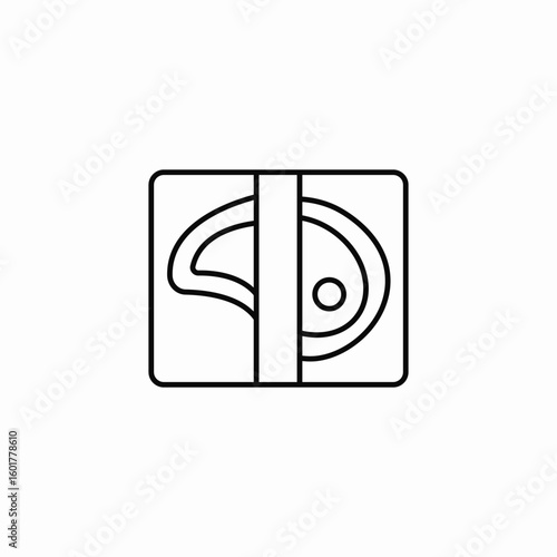 canned meat icon sign vector