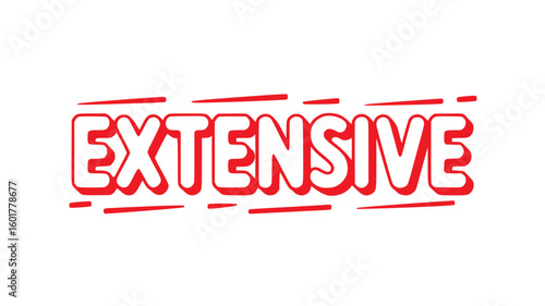 Extensive.