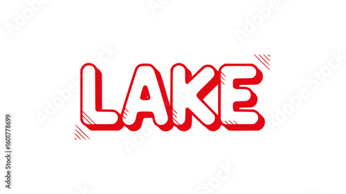 Red Lake Typography.