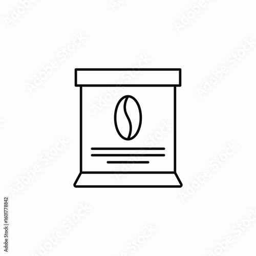 coffee beans icon sign vector