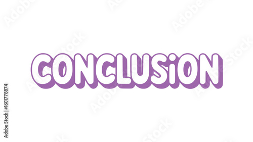 Conclusion Text Graphic.