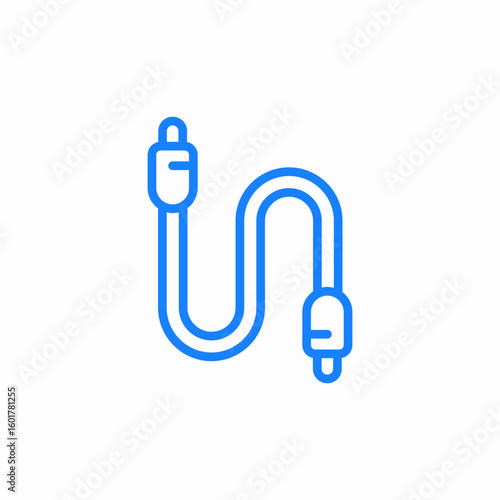 power cable icon sign vector