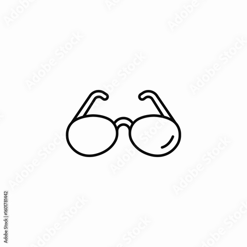 reading glasses icon sign vector