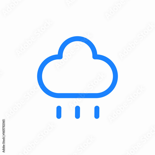 stormy cloud icon sign vector