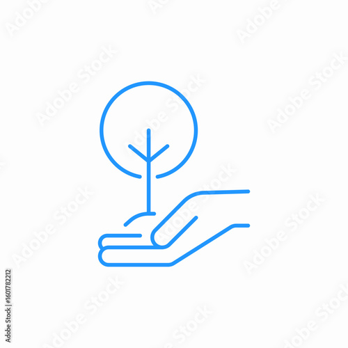 tree care icon sign vector
