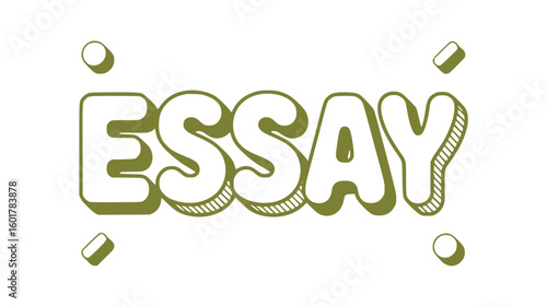 Essay Writing Concept.